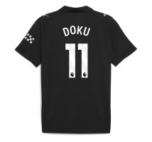 Manchester City Jeremy Doku #11 Koszulka Wyjazdowa 2025-26 Krótki Rękaw